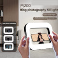 GlowPro Handheld LED Ring Light – Rechargeable Portable Fill Light for Perfect Selfies, Live Broadcasts & Photography